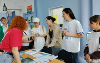 Библиотека встречала участников международного фестиваля «Крылья дружбы»